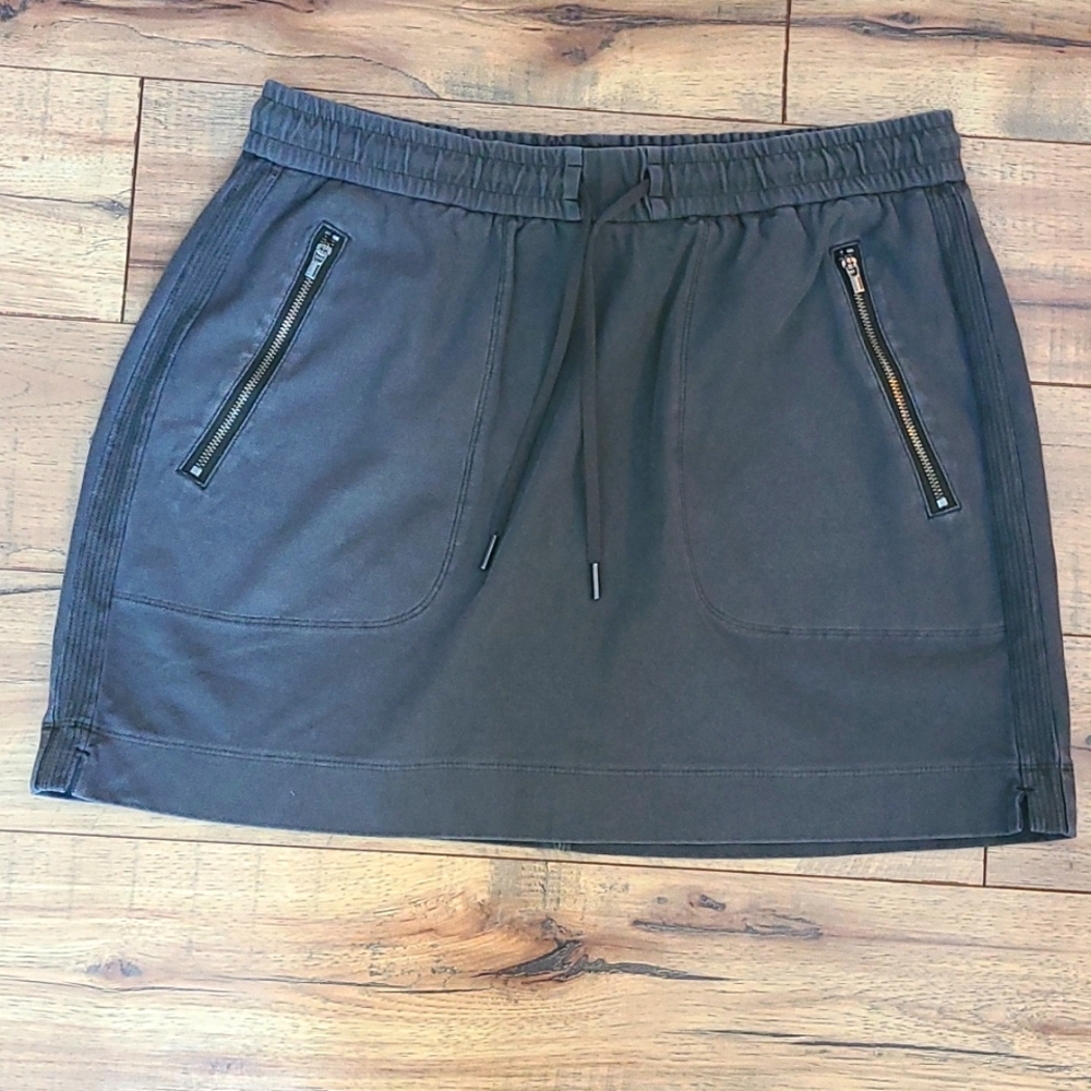 Athleta Gray Cotton Skirt